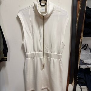 Cream varley dress doublesoft